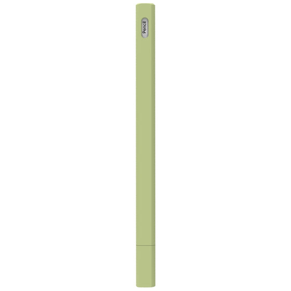 LOVE MEI For Apple Pencil 2 Triangle Shape Stylus Pen Silicone Protective Case Cover(Green)