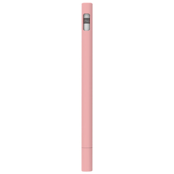 LOVE MEI For Apple Pencil 1 Triangle Shape Stylus Pen Silicone Protective Case Cover (Pink)