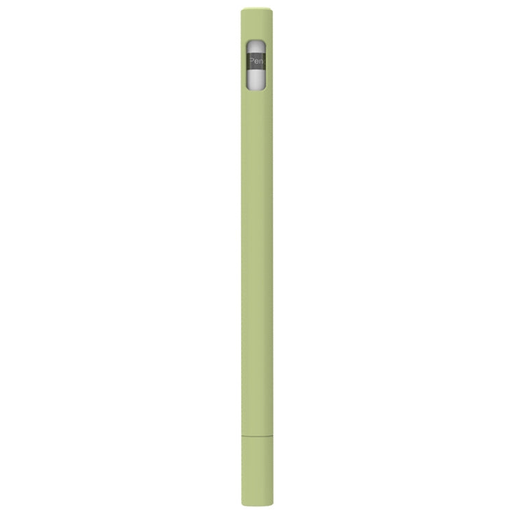 LOVE MEI For Apple Pencil 1 Triangle Shape Stylus Pen Silicone Protective Case Cover (Green)