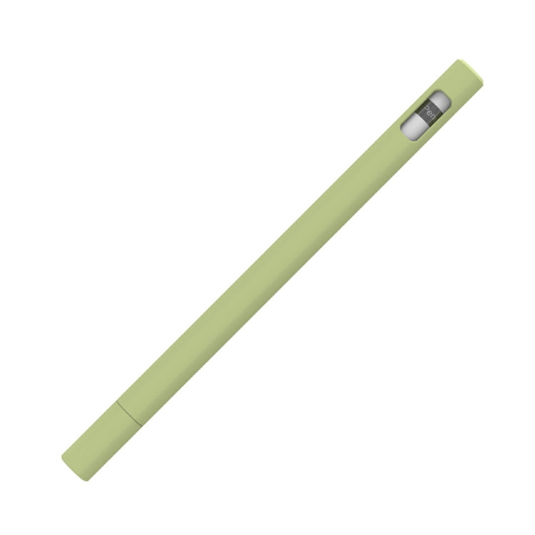 LOVE MEI For Apple Pencil 1 Triangle Shape Stylus Pen Silicone Protective Case Cover (Green)