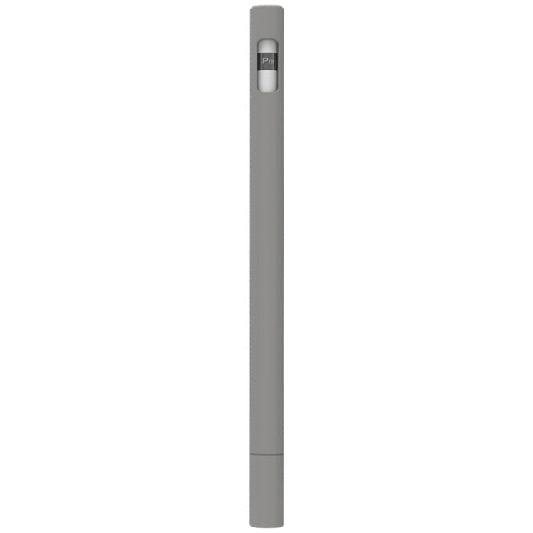 LOVE MEI For Apple Pencil 1 Triangle Shape Stylus Pen Silicone Protective Case Cover (Grey)