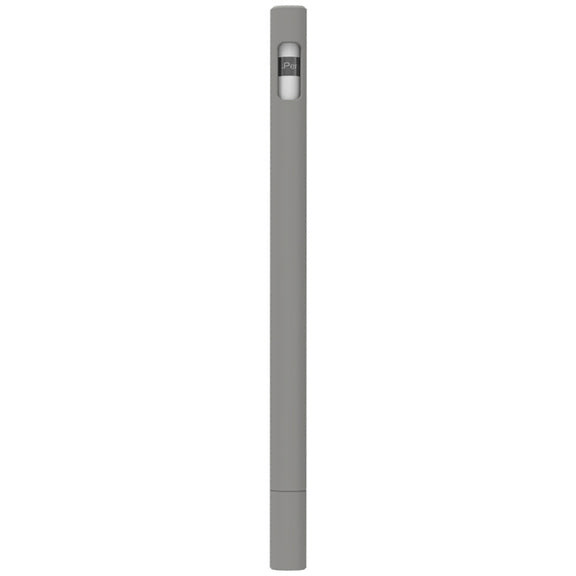 LOVE MEI For Apple Pencil 1 Triangle Shape Stylus Pen Silicone Protective Case Cover (Grey)