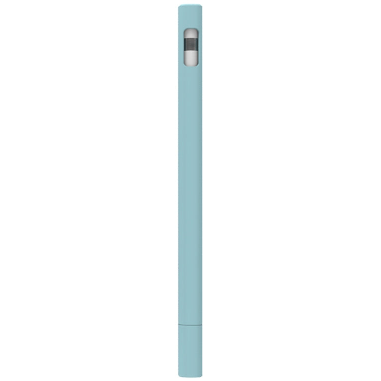 LOVE MEI For Apple Pencil 1 Triangle Shape Stylus Pen Silicone Protective Case Cover (Blue)