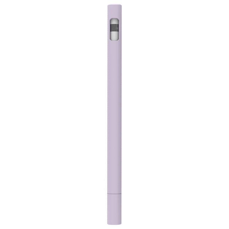 LOVE MEI For Apple Pencil 1 Triangle Shape Stylus Pen Silicone Protective Case Cover (Purple)