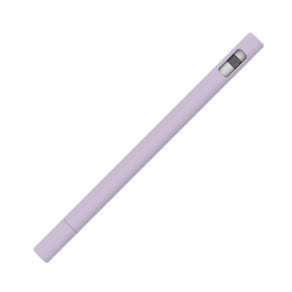 LOVE MEI For Apple Pencil 1 Triangle Shape Stylus Pen Silicone Protective Case Cover (Purple)