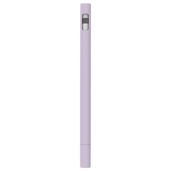 LOVE MEI For Apple Pencil 1 Triangle Shape Stylus Pen Silicone Protective Case Cover (Purple)