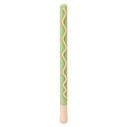 LOVE MEI For Apple Pencil 2 Stripe Design Stylus Pen Silicone Protective Case Cover (Green)