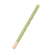 LOVE MEI For Apple Pencil 2 Stripe Design Stylus Pen Silicone Protective Case Cover (Green)