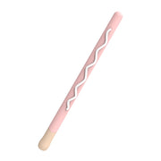 LOVE MEI For Apple Pencil 1 Stripe Design Stylus Pen Silicone Protective Case Cover(Pink)