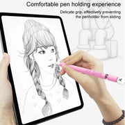 LOVE MEI For Apple Pencil 2 Middle Finger Shape Stylus Pen Silicone Protective Case Cover (Grey)