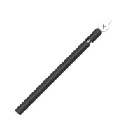 LOVE MEI For Apple Pencil 1 Middle Finger Shape Stylus Pen Silicone Protective Case Cover (Black)