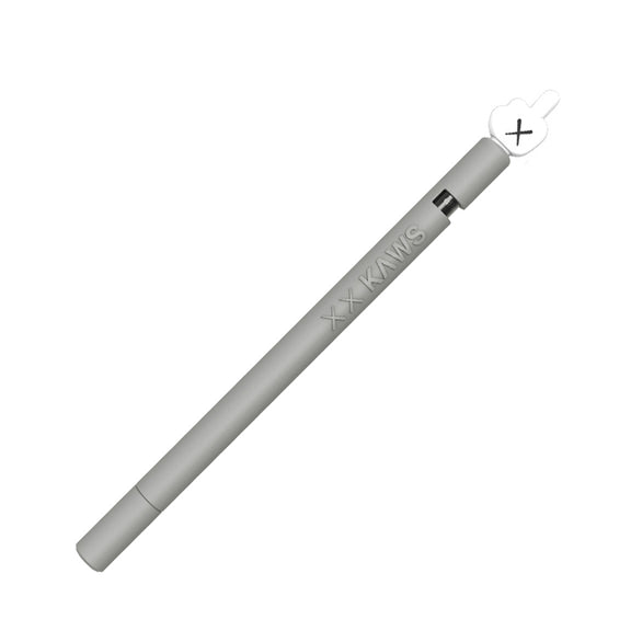 LOVE MEI For Apple Pencil 1 Middle Finger Shape Stylus Pen Silicone Protective Case Cover (Grey)