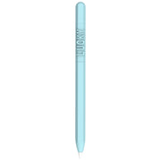 LOVE MEI For Apple Pencil 2 Number Letter Design Stylus Pen Silicone Protective Case Cover (Blue)