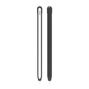 Metal Matte Non-slip Stylus Pen Protective Case for Apple Pencil 2 (Black)