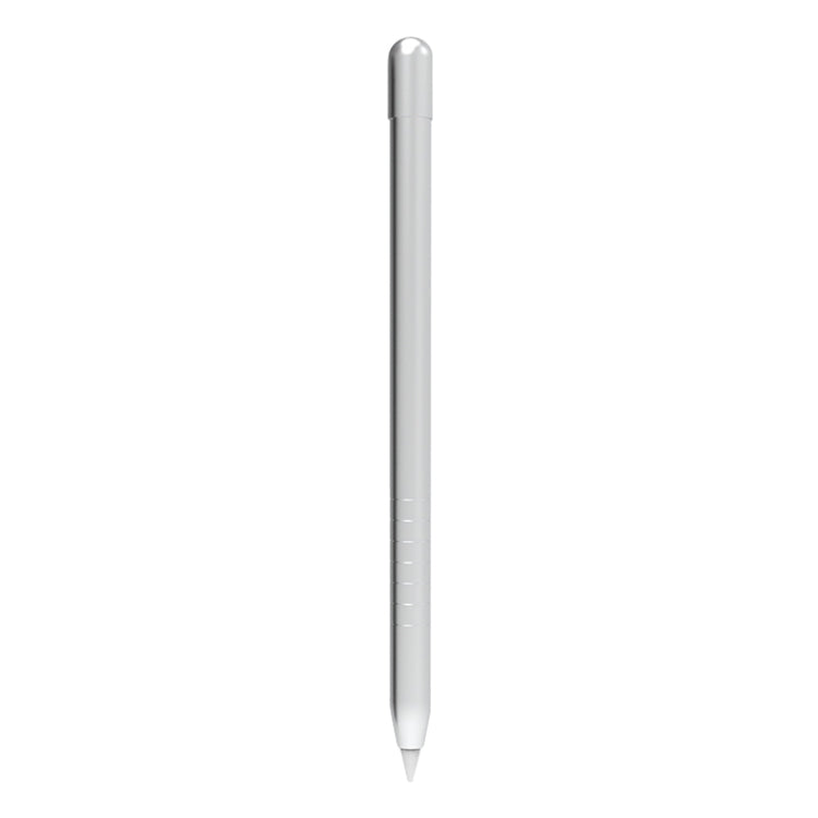 Metal Matte Non-slip Stylus Pen Protective Case for Apple Pencil 1 (Grey)