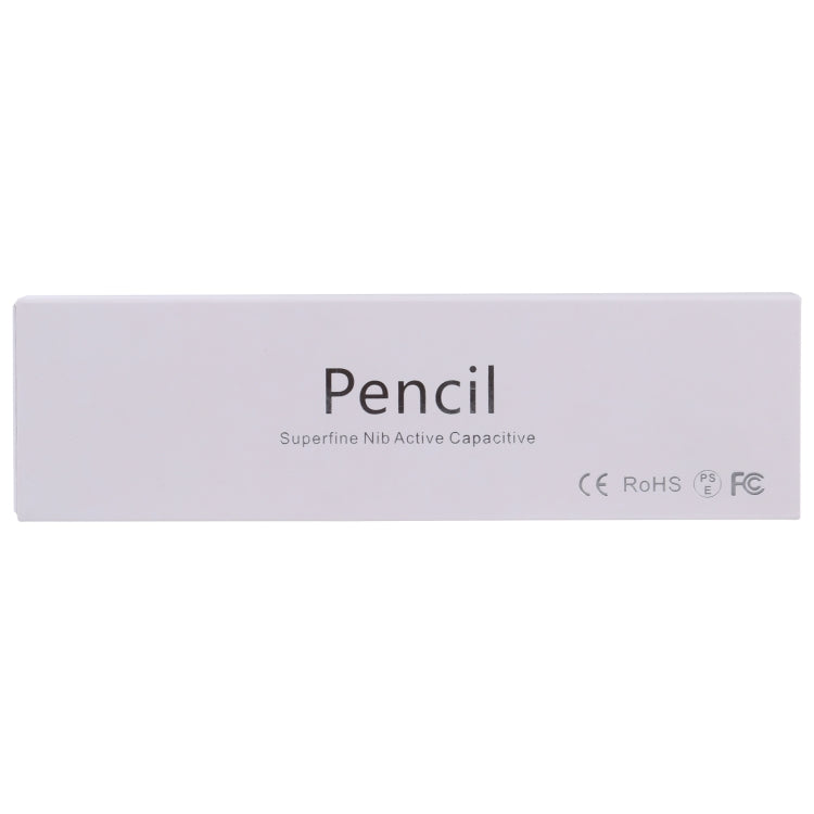 Pencil Universal Rechargeable Active Capacitive Stylus Pen with Magnetic Cap(Black)