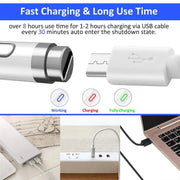 Pencil Universal Rechargeable Active Capacitive Stylus Pen with Magnetic Cap(Black)