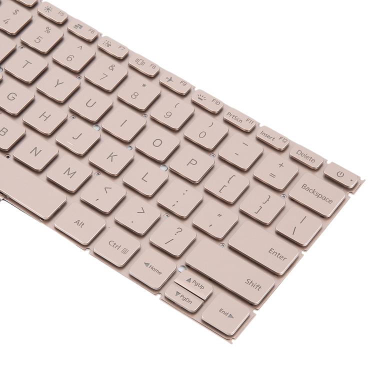 For Xiaomi Mi Notebook Air 12.5 US Version Keyboard with Backlight (Gold)