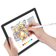 Universal Aluminum Alloy Active Capacitive Stylus Pen(White)