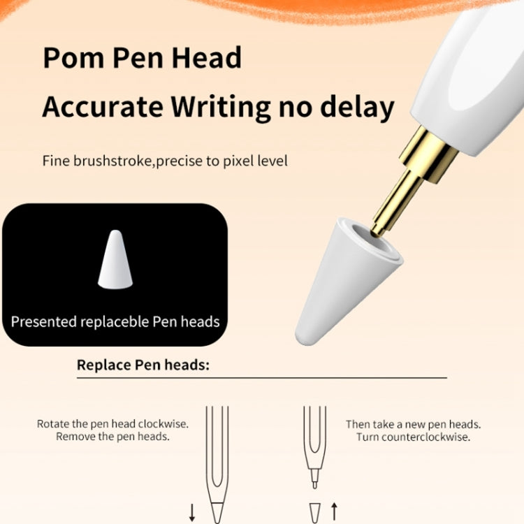 Yesido ST13 8 Pin Interface Multi-function Bluetooth Wireless Stylus Pen Capacitive Pencil for iPad (White)