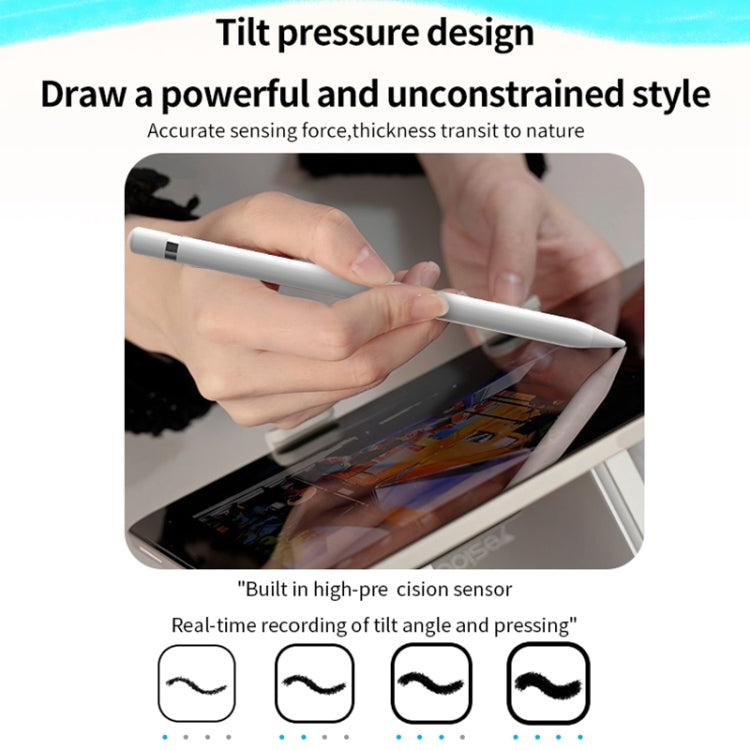 Yesido ST13 8 Pin Interface Multi-function Bluetooth Wireless Stylus Pen Capacitive Pencil for iPad (White)