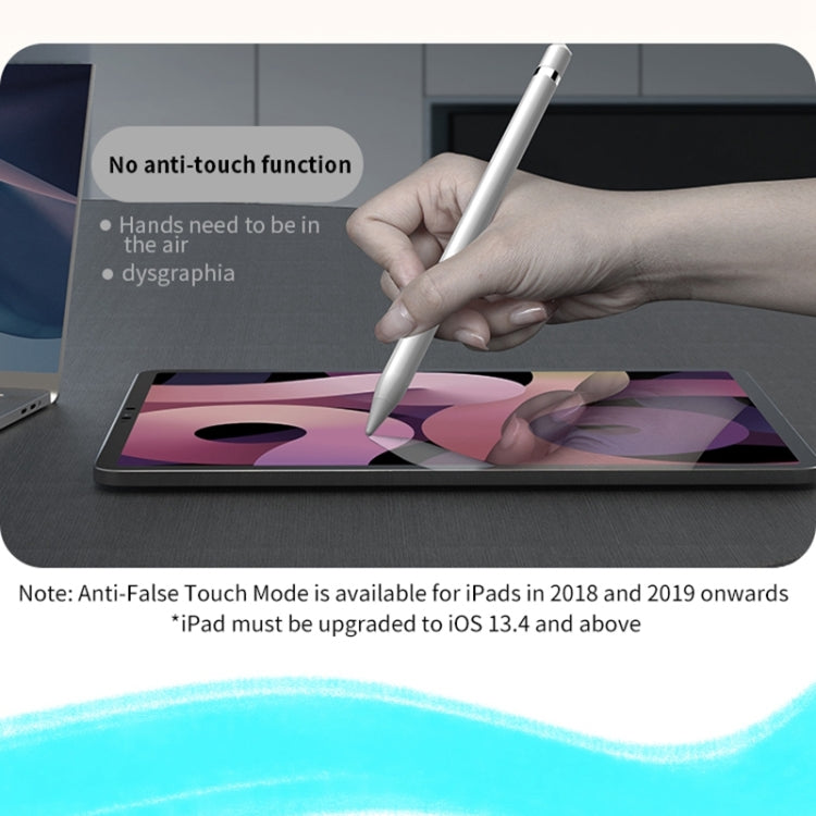 Yesido ST13 8 Pin Interface Multi-function Bluetooth Wireless Stylus Pen Capacitive Pencil for iPad (White)