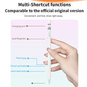 Yesido ST13 8 Pin Interface Multi-function Bluetooth Wireless Stylus Pen Capacitive Pencil for iPad (White)