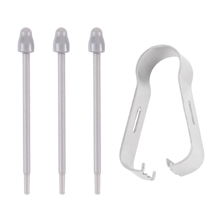 For Samsung Galaxy Z Fold5 / Fold4 / Fold3 4 in 1 Stylus Pen Replacement Pencil Tips (Grey)