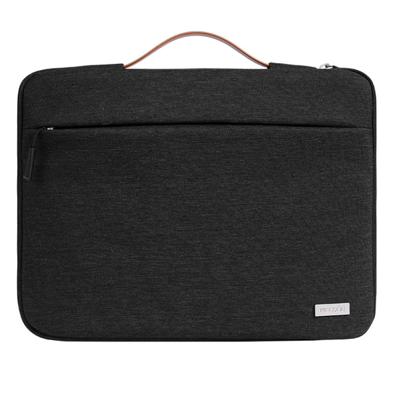 For 13 inch Laptop Zipper Water-resistant  Handheld Sleeve Bag (Black)