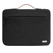 For 16 inch Laptop Zipper Water-resistant  Handheld Sleeve Bag (Black)