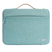 For 16 inch Laptop Zipper Water-resistant  Handheld Sleeve Bag (Green)