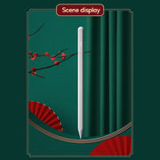 JD12 Anti-mistouch Stylus Pen with Battery Display(White)