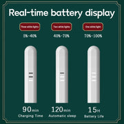 JD12 Anti-mistouch Stylus Pen with Battery Display(White)