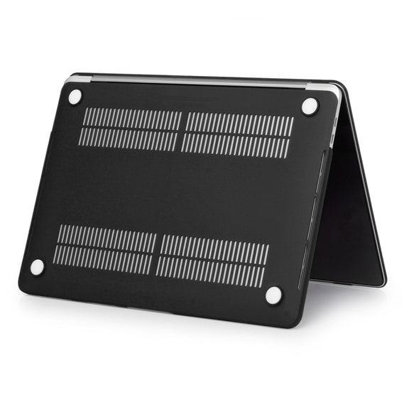 ENKAY Hat-Prince 2 in 1 Frosted Hard Shell Plastic Protective Case + US Version Ultra-thin TPU Keyboard Protector Cover for 2016 New MacBook Pro 13.3 inch with Touchbar (A1706)(Black)