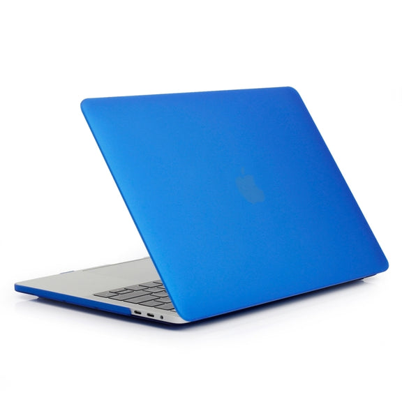 ENKAY Hat-Prince 2 in 1 Frosted Hard Shell Plastic Protective Case + US Version Ultra-thin TPU Keyboard Protector Cover for 2016 New MacBook Pro 13.3 inch with Touchbar (A1706)(Dark Blue)