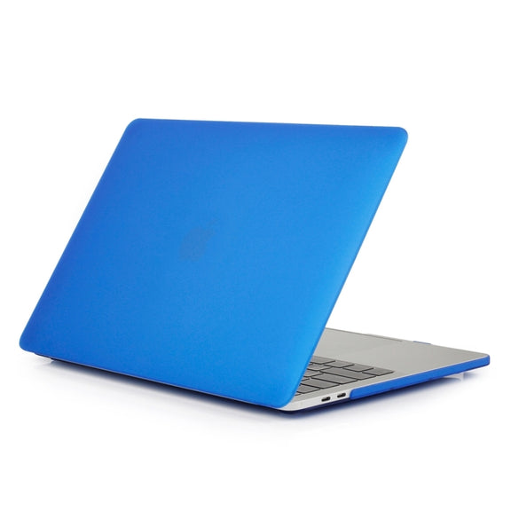 ENKAY Hat-Prince 2 in 1 Frosted Hard Shell Plastic Protective Case + US Version Ultra-thin TPU Keyboard Protector Cover for 2016 New MacBook Pro 13.3 inch with Touchbar (A1706)(Dark Blue)