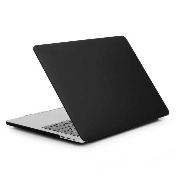 ENKAY Hat-Prince 2 in 1 Frosted Hard Shell Plastic Protective Case + US Version Ultra-thin TPU Keyboard Protector Cover for 2016 New MacBook Pro 13.3 inch without Touchbar (A1708)(Black)
