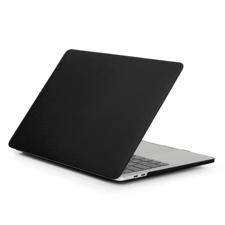 ENKAY Hat-Prince 2 in 1 Frosted Hard Shell Plastic Protective Case + US Version Ultra-thin TPU Keyboard Protector Cover for 2016 New MacBook Pro 13.3 inch without Touchbar (A1708)(Black)