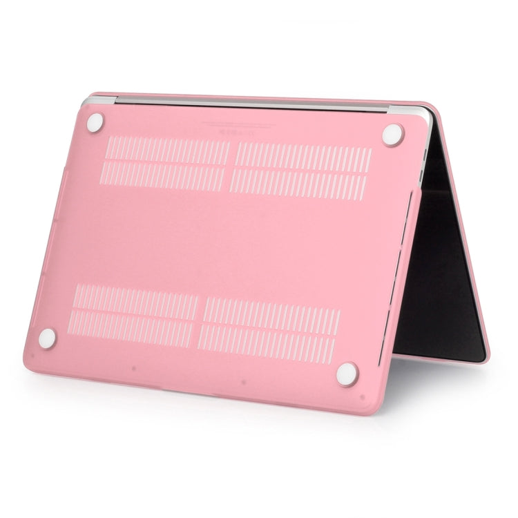 ENKAY Hat-Prince 2 in 1 Frosted Hard Shell Plastic Protective Case + US Version Ultra-thin TPU Keyboard Protector Cover for 2016 New MacBook Pro 13.3 inch without Touchbar (A1708)(Pink)