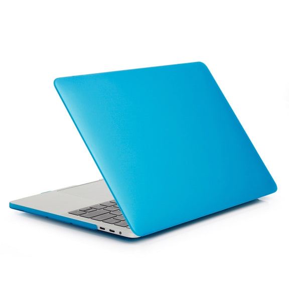 ENKAY Hat-Prince 2 in 1 Frosted Hard Shell Plastic Protective Case + US Version Ultra-thin TPU Keyboard Protector Cover for 2016 New MacBook Pro 13.3 inch without Touchbar (A1708)(Blue)