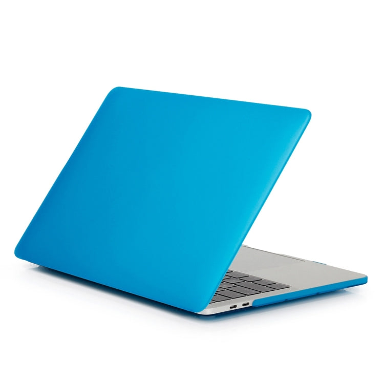 ENKAY Hat-Prince 2 in 1 Frosted Hard Shell Plastic Protective Case + US Version Ultra-thin TPU Keyboard Protector Cover for 2016 New MacBook Pro 13.3 inch without Touchbar (A1708)(Blue)