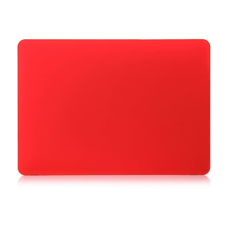 ENKAY Hat-Prince 2 in 1 Frosted Hard Shell Plastic Protective Case + US Version Ultra-thin TPU Keyboard Protector Cover for 2016 New MacBook Pro 13.3 inch without Touchbar (A1708)(Red)