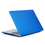 ENKAY Hat-Prince 2 in 1 Frosted Hard Shell Plastic Protective Case + US Version Ultra-thin TPU Keyboard Protector Cover for 2016 New MacBook Pro 15.4 inch with Touchbar (A1707)(Dark Blue)