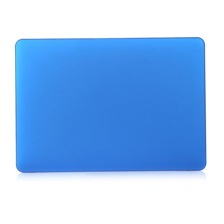 ENKAY Hat-Prince 2 in 1 Frosted Hard Shell Plastic Protective Case + US Version Ultra-thin TPU Keyboard Protector Cover for 2016 New MacBook Pro 15.4 inch with Touchbar (A1707)(Dark Blue)