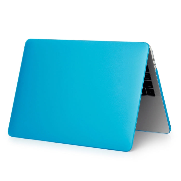 ENKAY Hat-Prince 2 in 1 Frosted Hard Shell Plastic Protective Case + US Version Ultra-thin TPU Keyboard Protector Cover for 2016 New MacBook Pro 15.4 inch with Touchbar (A1707)(Blue)