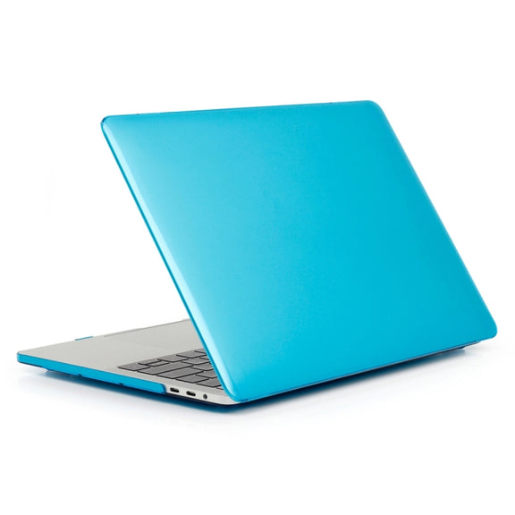 ENKAY Hat-Prince 2 in 1 Crystal Hard Shell Plastic Protective Case + US Version Ultra-thin TPU Keyboard Protector Cover for 2016 New MacBook Pro 13.3 inch with Touchbar (A1706)(Blue)