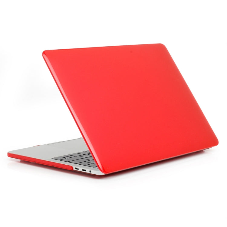 ENKAY Hat-Prince 2 in 1 Crystal Hard Shell Plastic Protective Case + US Version Ultra-thin TPU Keyboard Protector Cover for 2016 New MacBook Pro 13.3 inch with Touchbar (A1706)(Red)