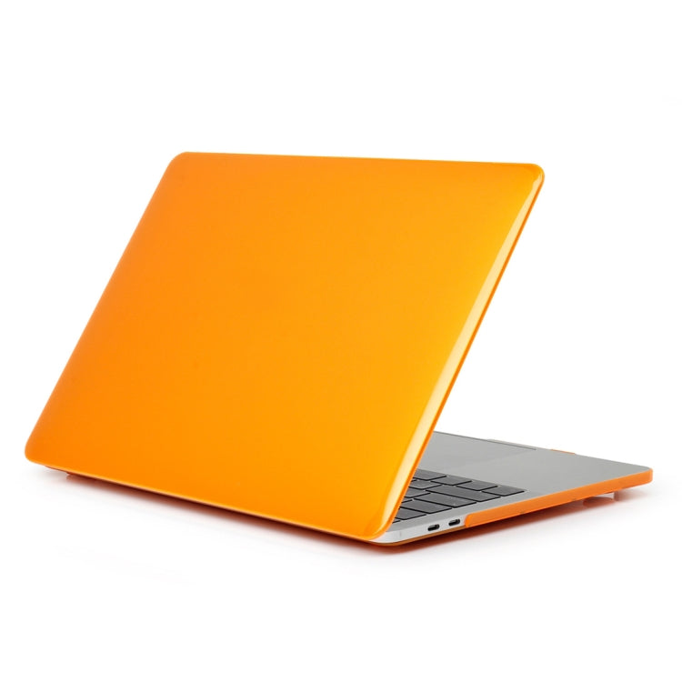 ENKAY Hat-Prince 2 in 1 Crystal Hard Shell Plastic Protective Case + US Version Ultra-thin TPU Keyboard Protector Cover for 2016 New MacBook Pro 13.3 inch without Touchbar (A1708)(Orange)