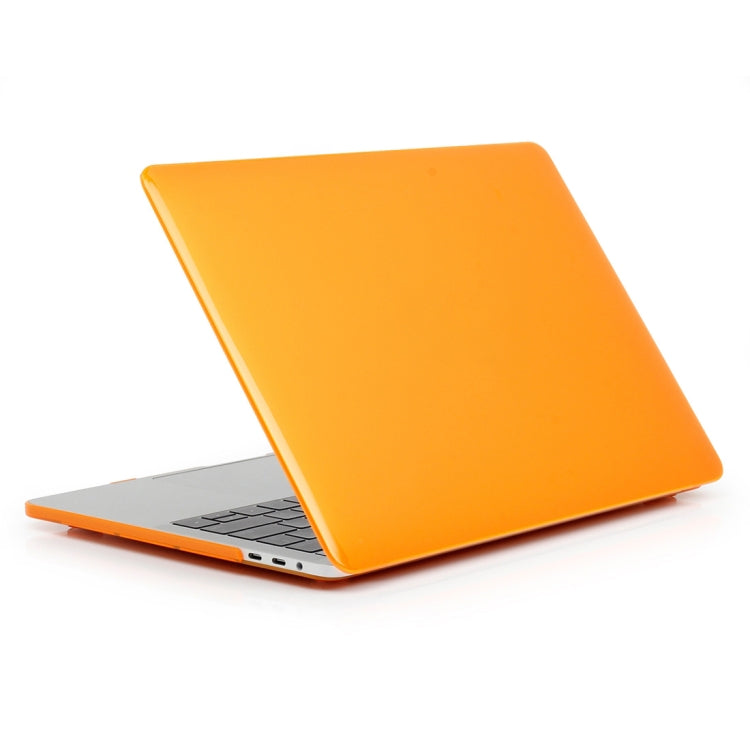 ENKAY Hat-Prince 2 in 1 Crystal Hard Shell Plastic Protective Case + US Version Ultra-thin TPU Keyboard Protector Cover for 2016 New MacBook Pro 13.3 inch without Touchbar (A1708)(Orange)