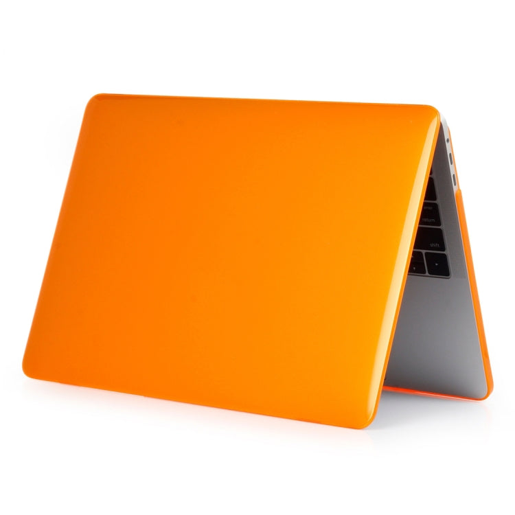 ENKAY Hat-Prince 2 in 1 Crystal Hard Shell Plastic Protective Case + US Version Ultra-thin TPU Keyboard Protector Cover for 2016 New MacBook Pro 13.3 inch without Touchbar (A1708)(Orange)